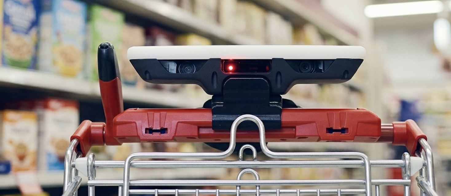 DigiCart device built for retail floor durability